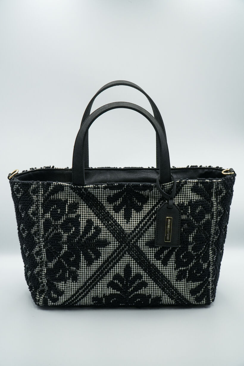 Szőtt mintás shopper