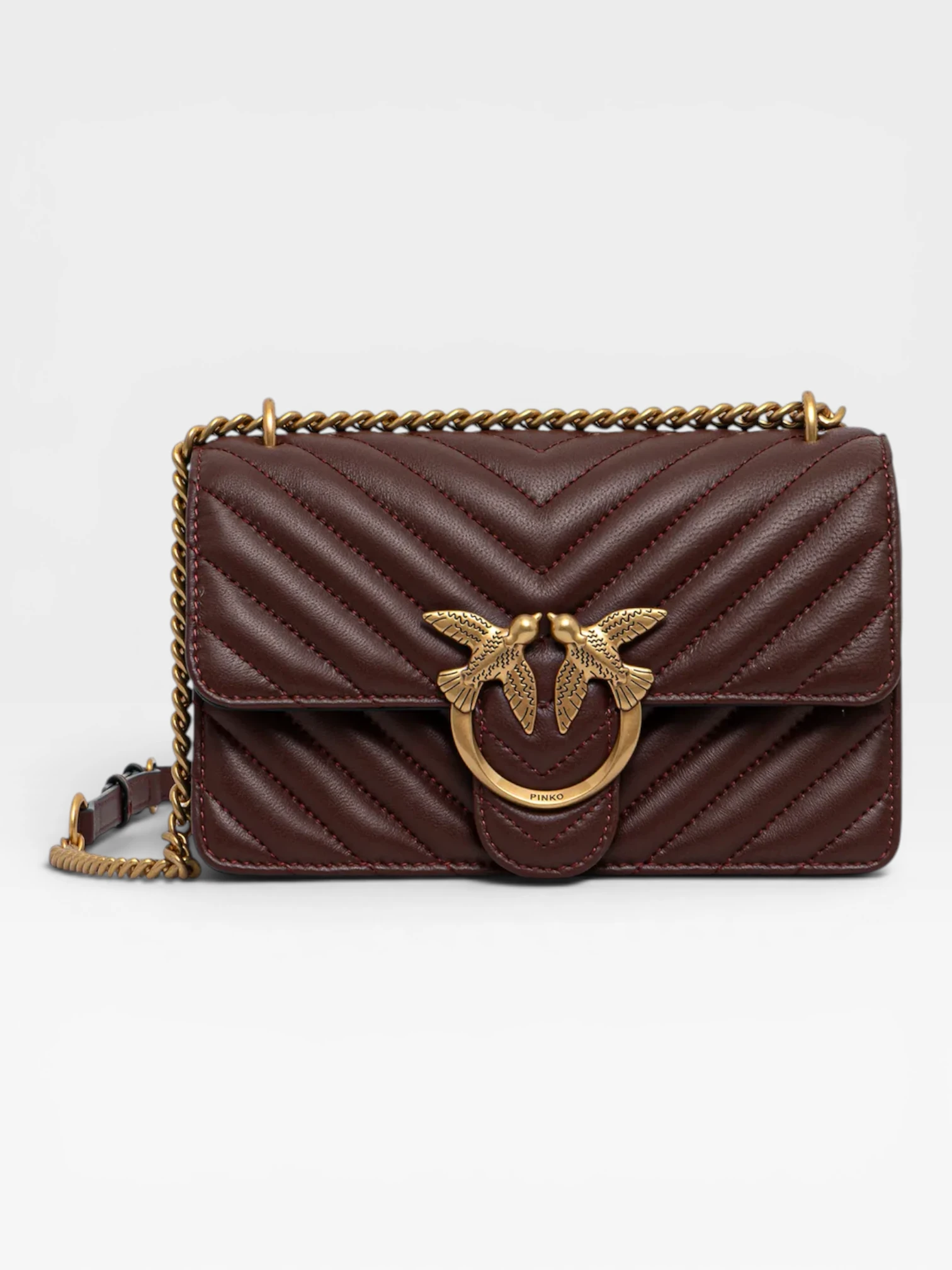 Pinko Love Bag — bordó