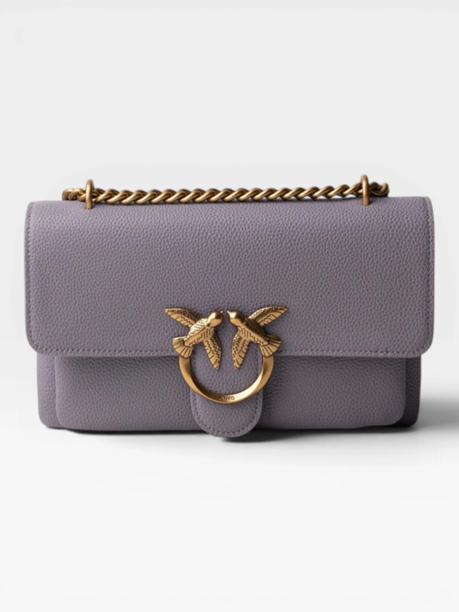 Pinko Love Bag — szürke bőr